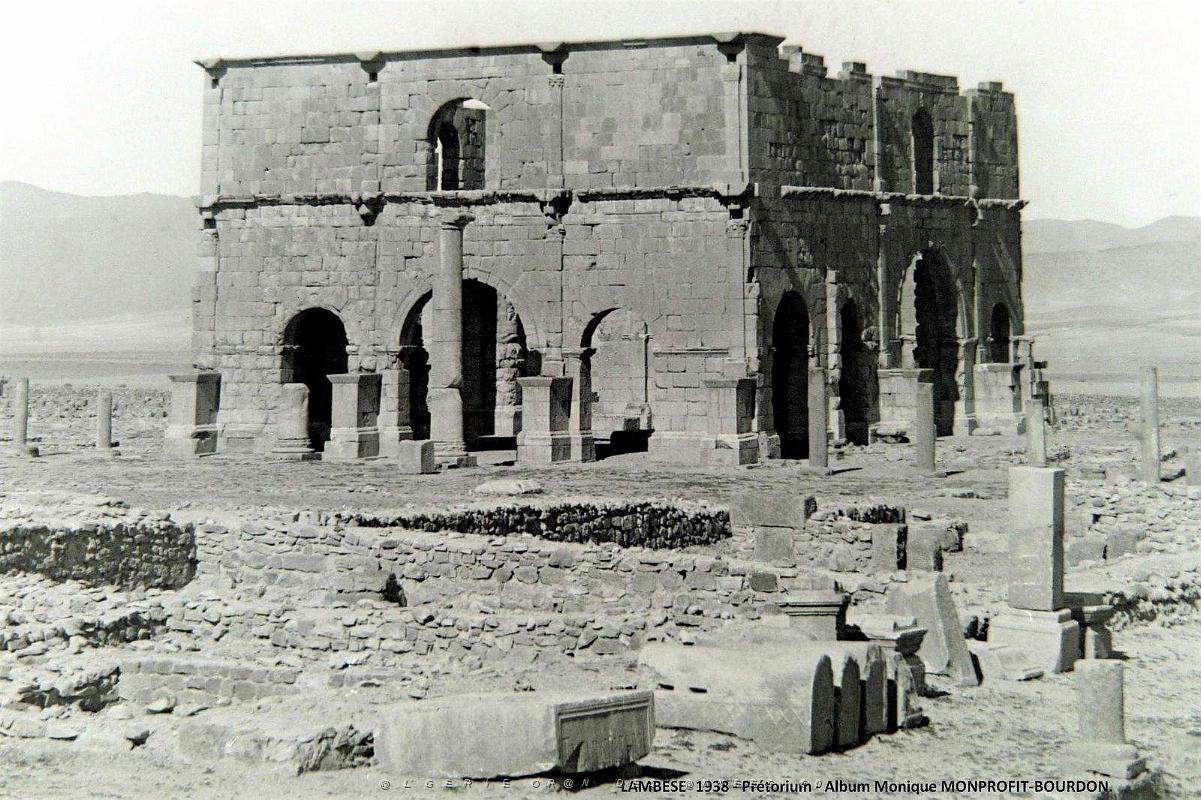 1- Lambese 1938. Le Pretorium (4).JPG